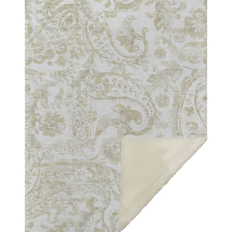Jeté en cachemire Addison Sherpa ASB835, Beige