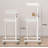 Rolling Craft Cart With Vinyl Roll Holder And Adjustable Table Height, Craft Organizers And Storage Table Compatible