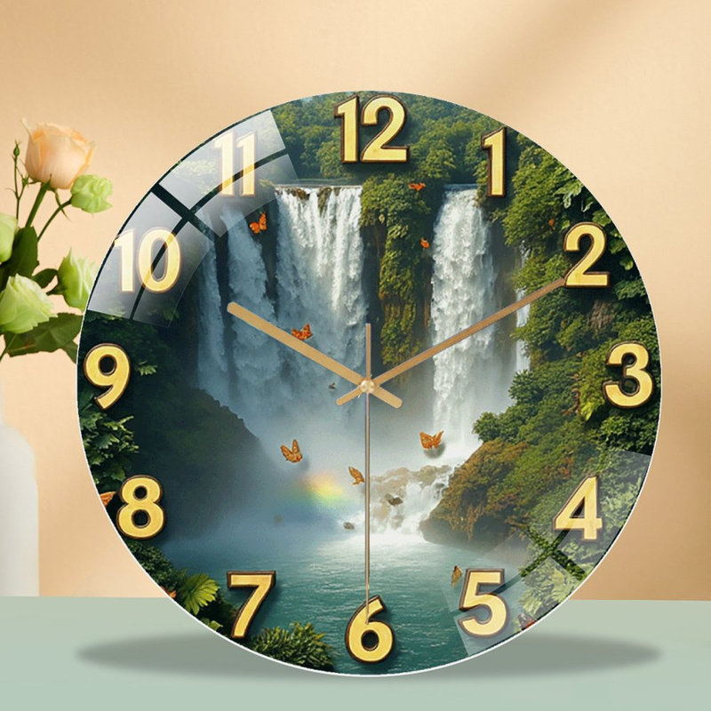 Horloge murale Waterfall