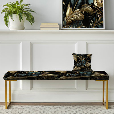 Banc rembourré Glam Gold