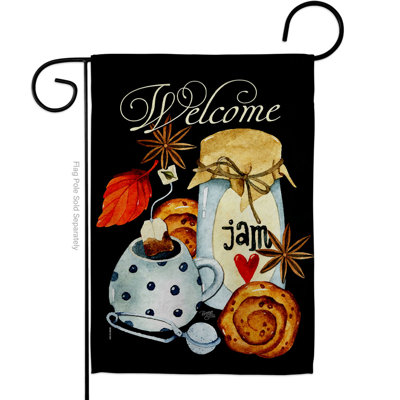 Double Sided 18.5'' H x 13'' W Polyester Garden Flag