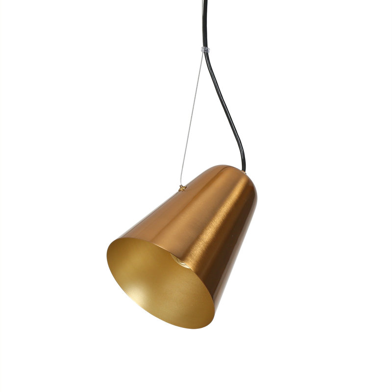 Mini-luminaire suspendu moderne en métal 1 lumière
