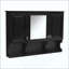 Armoire à pharmacie à miroir avec tablettes ouvertes, rangement mural avec portes et miroir, tablette réglable, armoire de rangement pour salle de bain au-dessus de la toilette-1797279784-1797279786
