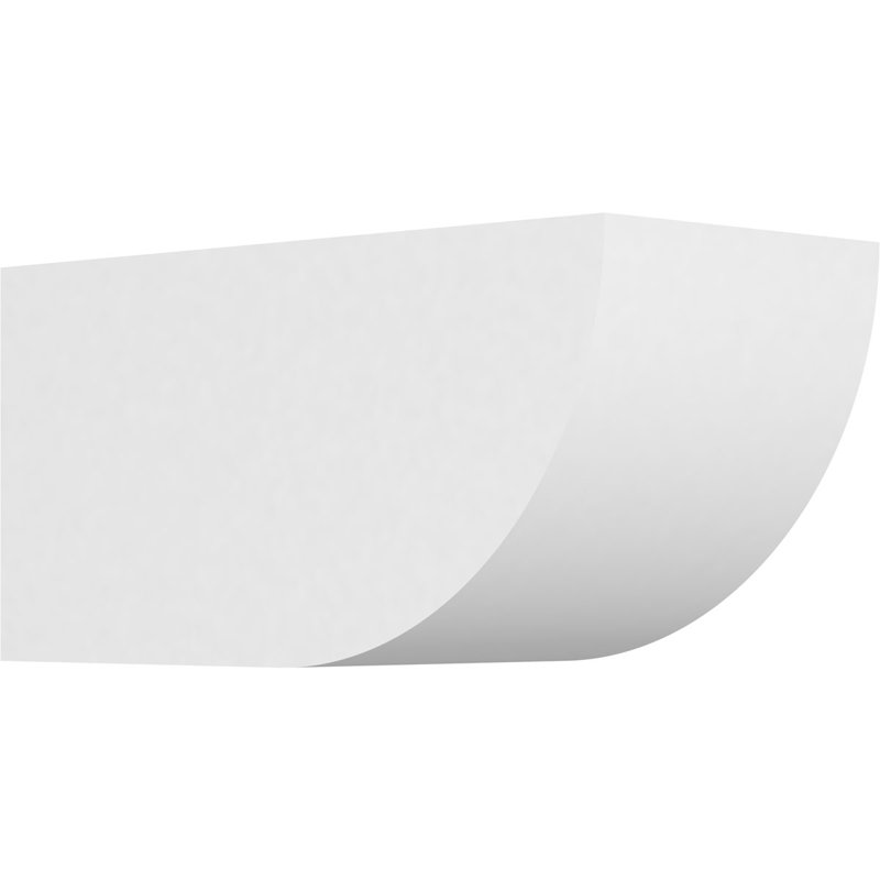 Queue de chevron standard en PVC de qualité architecturale Durham, H 6 po x L 6 po x P 12 po
