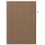 Vidaxl Window Blind With Curtains Manual Brown Bamboo-117470825