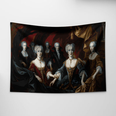 Halloween Vampires and fangs Wall Tapestry