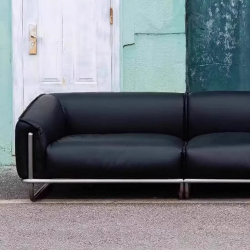 Canapé Mid-Century Bauhaus, Noir