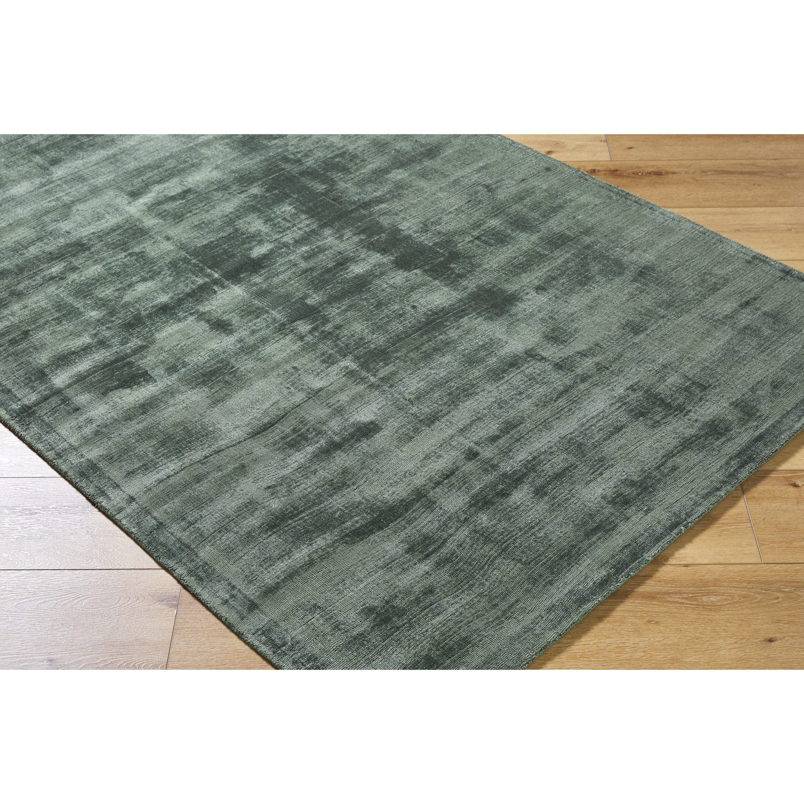Fennel Hand-Loomed Viscose Rug, Rectangle 10' x 14'