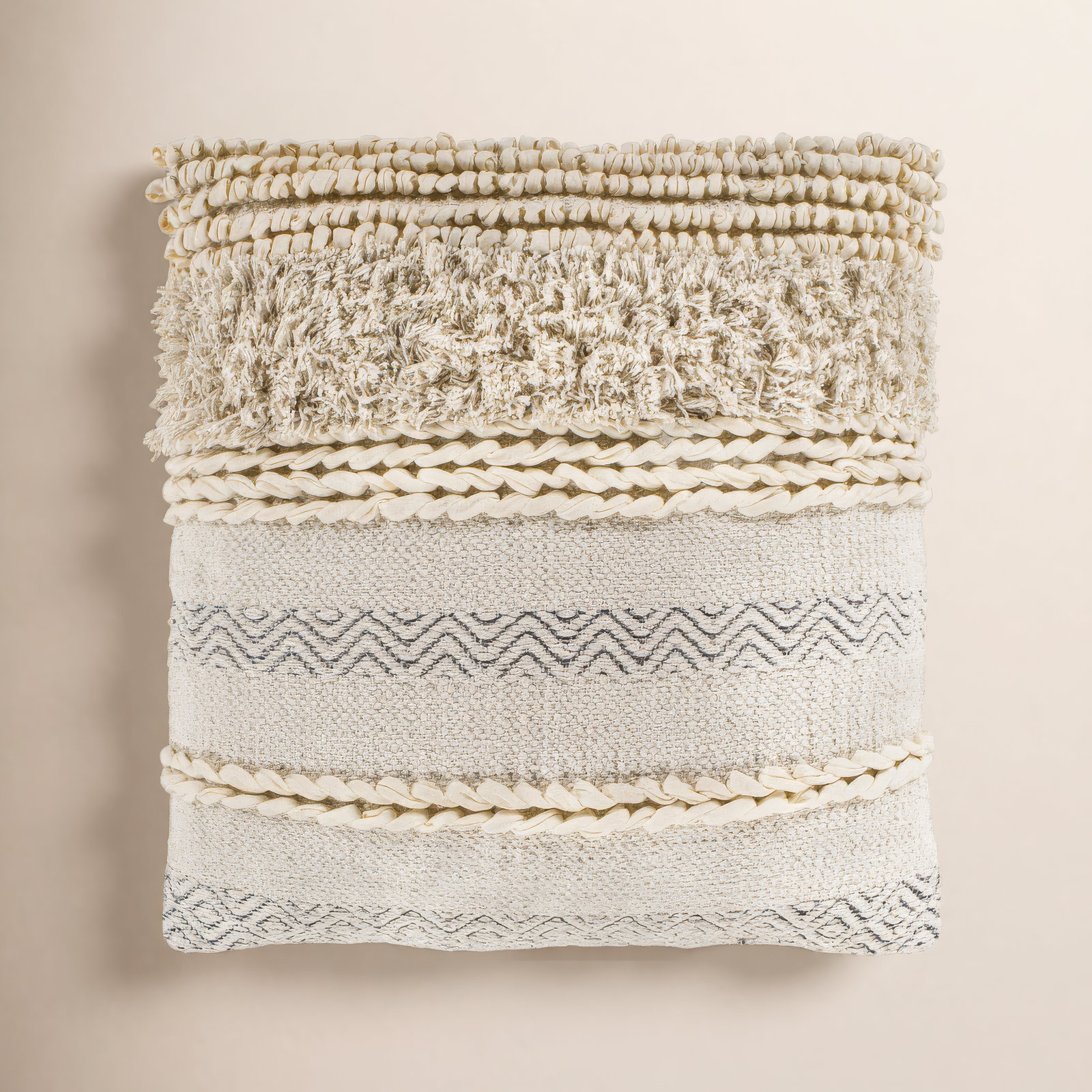 Venora Striped Cotton Throw Pillow, 20" x 20", Pillow Cover Only - No Insert