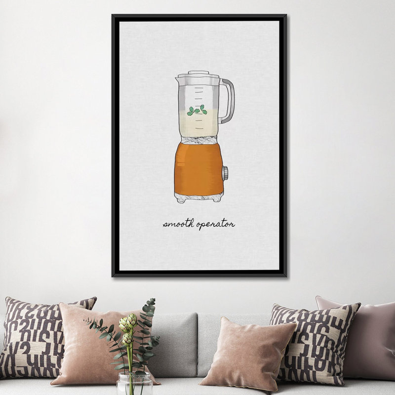 « Smooth operator » par Orara studio, reproduction d’art graphique sur toile tendue, H 26 po x l 18 po x P 1,5 po