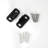 Plastic Floor Sliding Barn Door Hardware Guides
