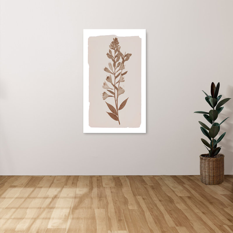 "Monochromes botaniques I" par Livi Finn, reproduction sur toile, H 36 po x l 60 po x P 1,5 po