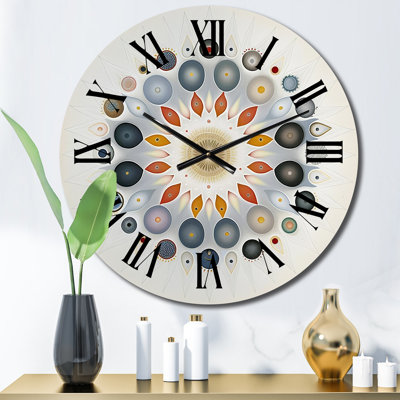 Chataqua Metal Wall Clock