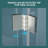 34"W x 72"H Fold Frameless Shower Door-121766405