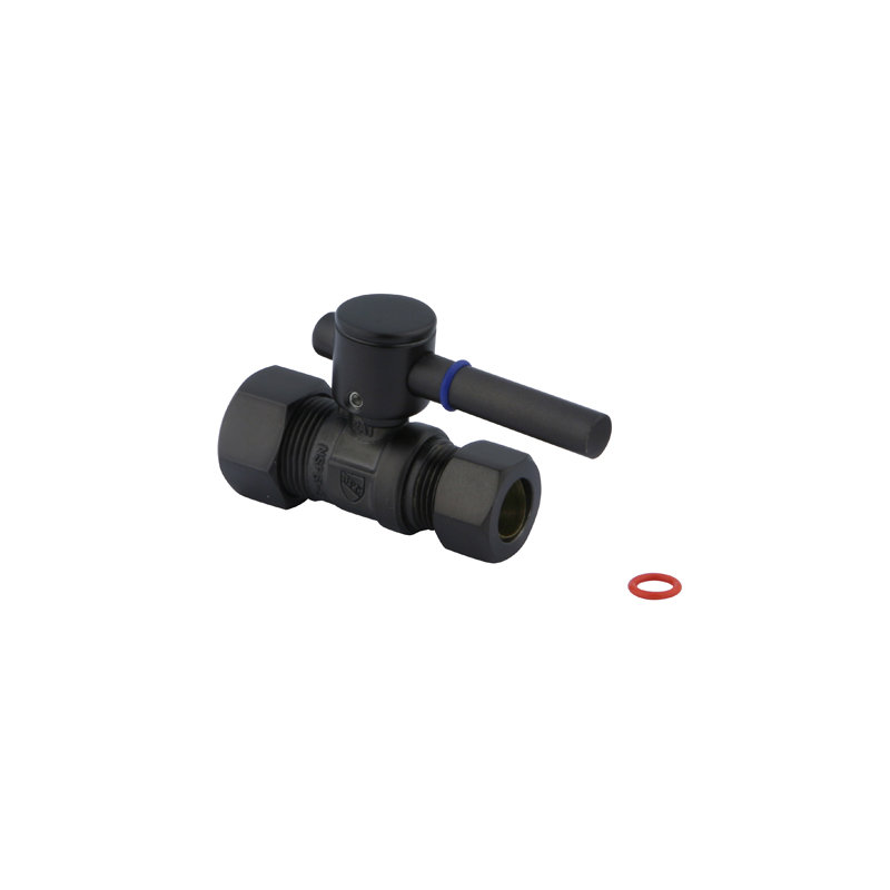 South Beach Straight Stop Valve, Oil Rubbed Bronze