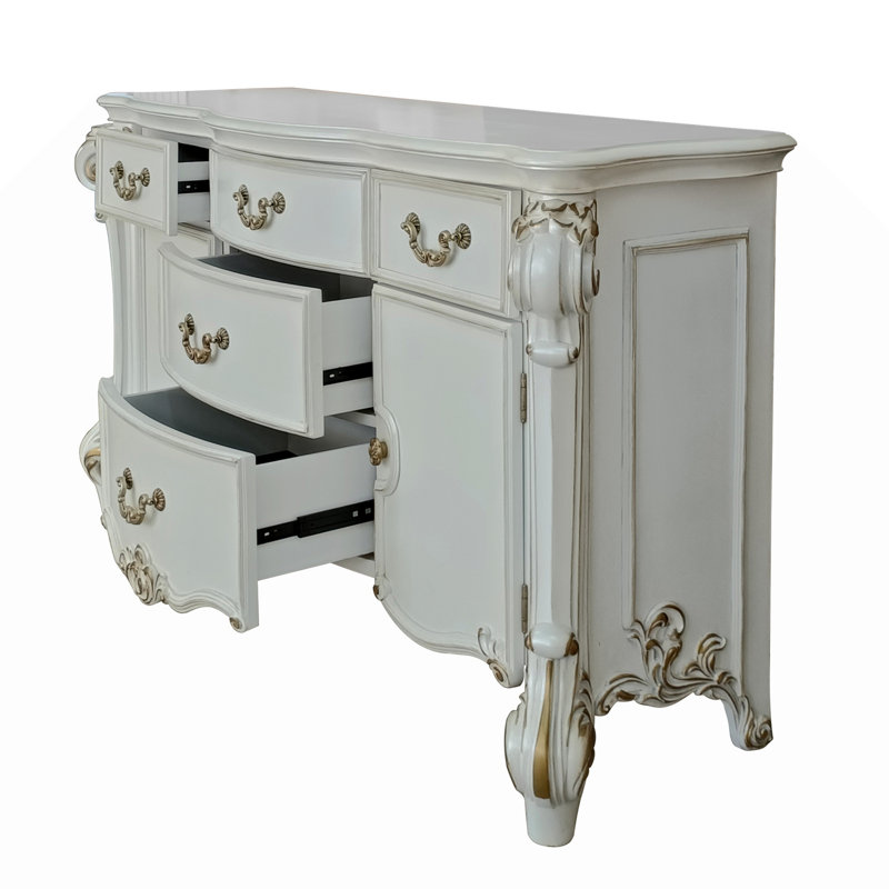 Commode ACME Vendom, finition perle antique BD01342