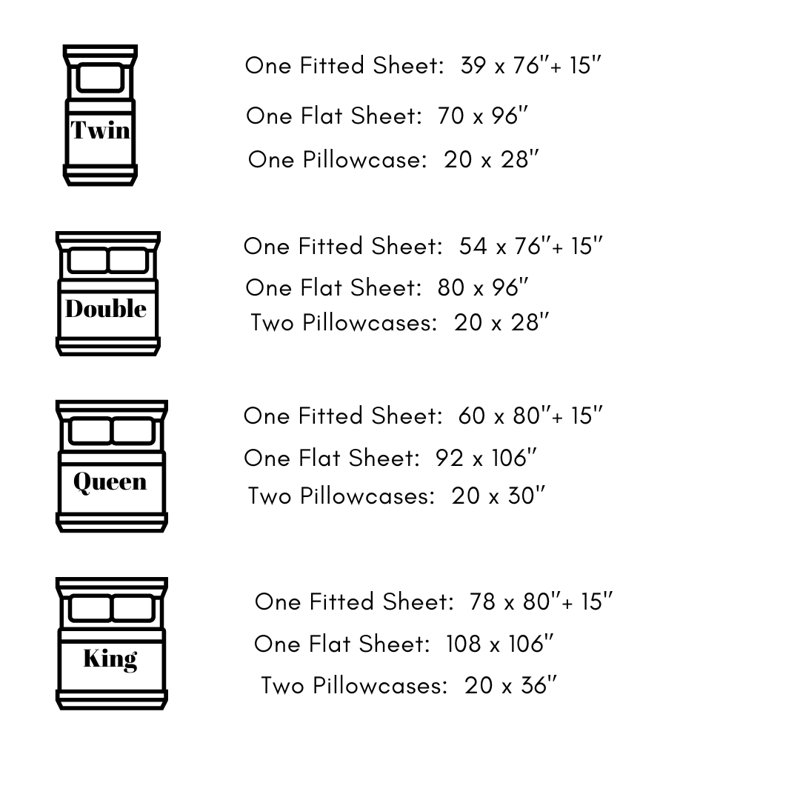 Ensemble de draps en rayonne de bambou, Sauge, Très grand
