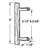 FHC C1189 Sliding Door Hardwood Handle