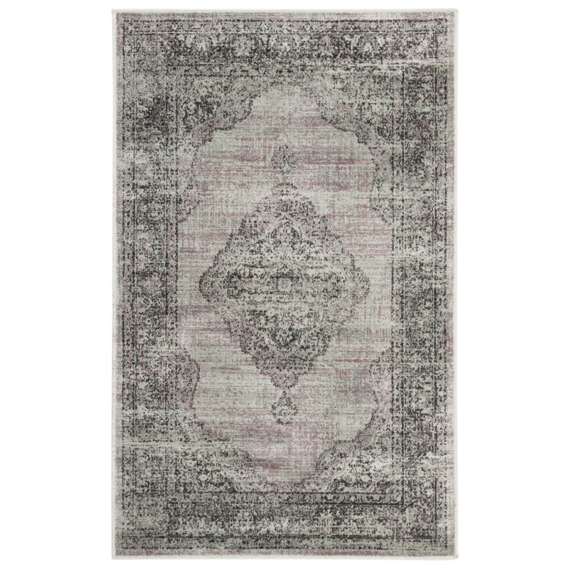 Tapis extérieur bleu clair Vishnu, Rectangle 2 pi 7 po x 4 pi