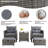 Maddox 2 - Person Patio Conversation Set with Cushions-1668284379-1668284381