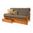 Stratford Full 79" Futon Frame and Mattress with Drawer Set-1607813741-1607813733