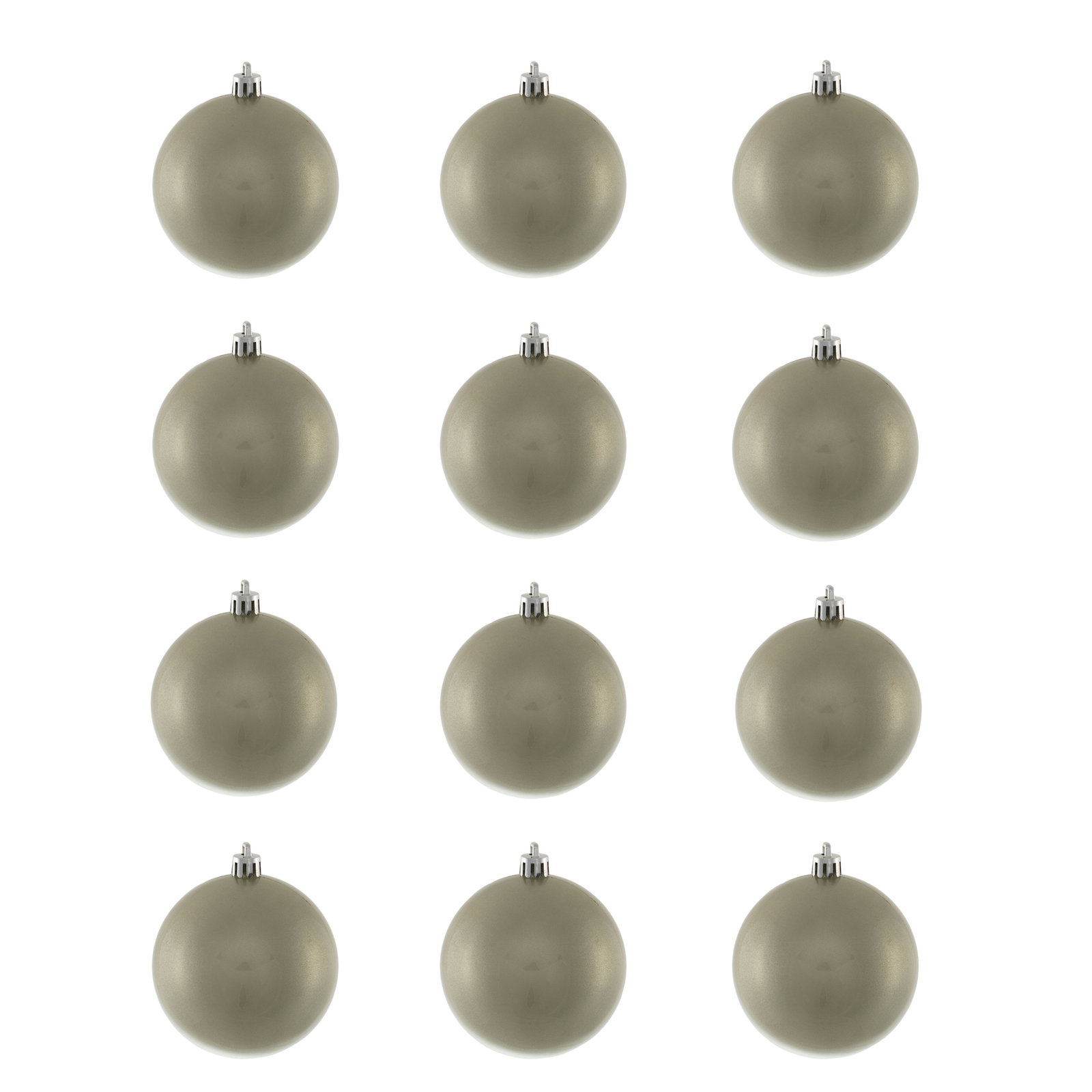 Holiday Décor Ball Ornament, Limestone Candy, 3" H x 3" W x 3" D