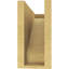 Bois de cèdre brut BurlingtonThane Corbel, apprêté brun clair Burlington-88289828