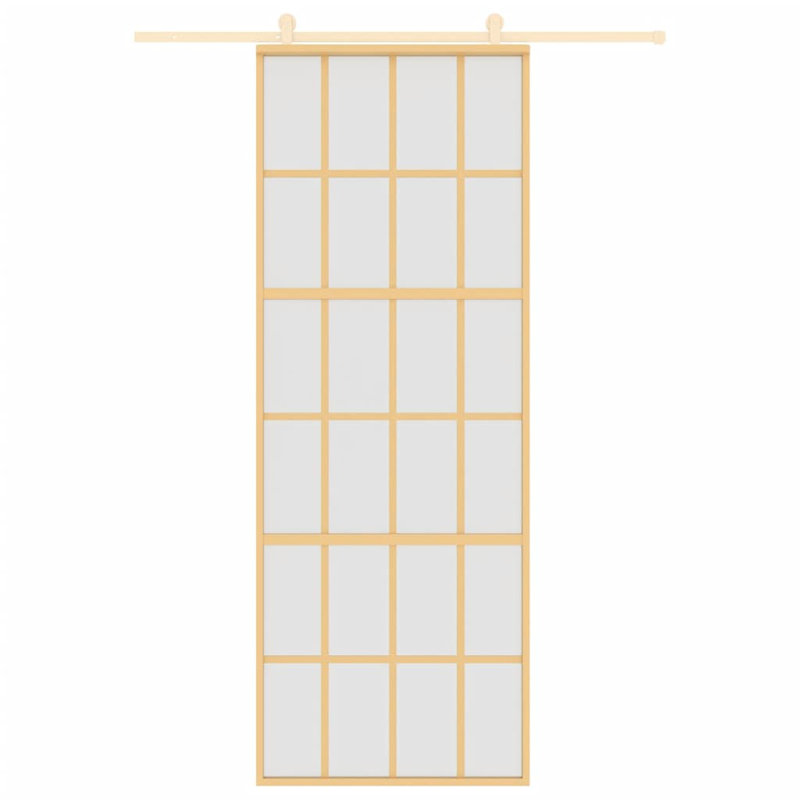 Karolin Metal Sliding Doors, 205cm H x 76cm W