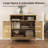 Buffet Cabinet With Storage And Adjustable Shelves-706367221