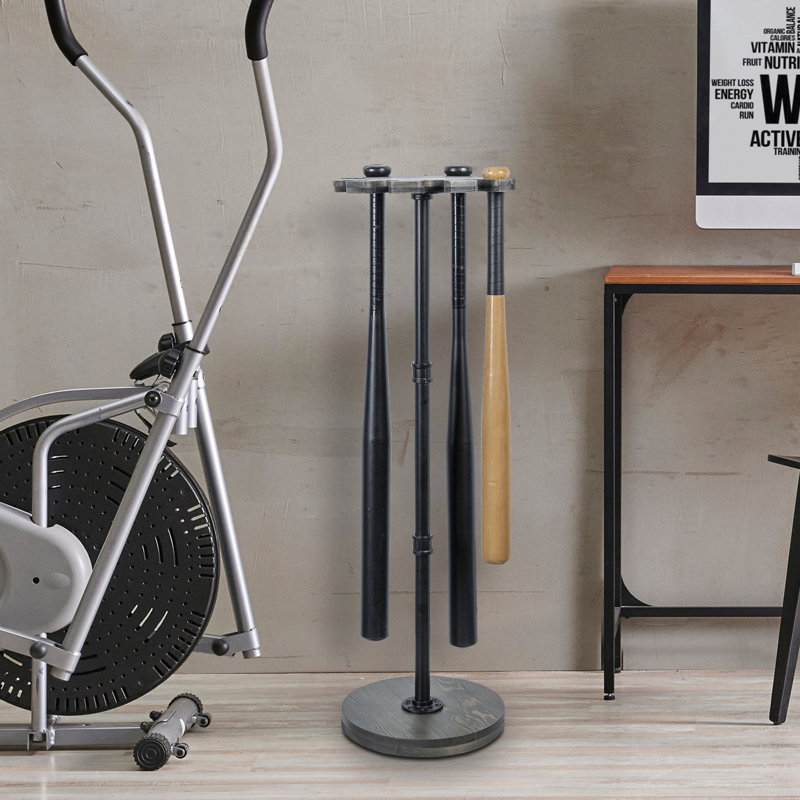 Solid Wood Freestanding Sports Rack