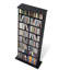 Cataleya 2 Column 51'' H Media Shelves, Tall Cabinet Media, Double Multimedia Storage Tower, Black-29539482