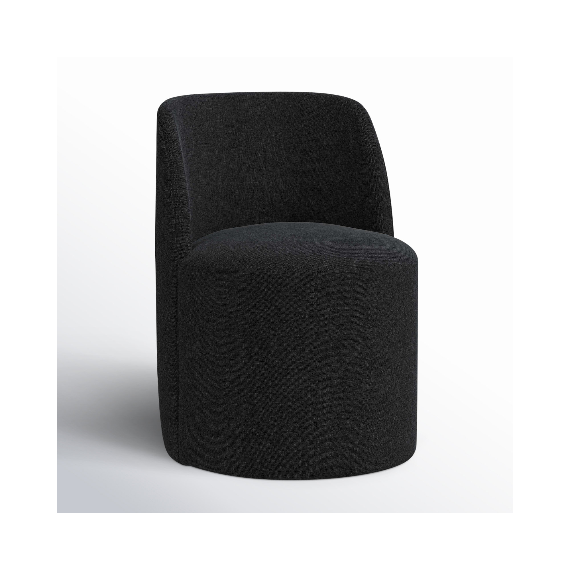 Begonia Dining Chair, Classic Linen Black