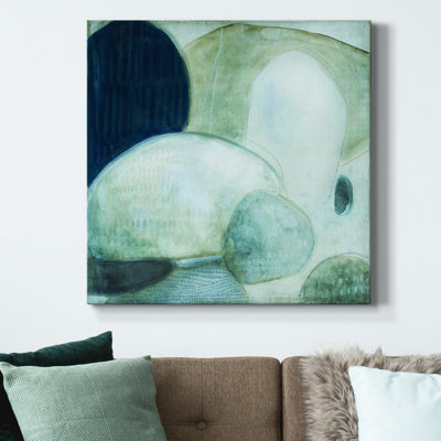 Aucune pierre non retournée - peinture sur toile tendue