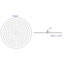 Pomme de douche ronde pour pluie 16 po ultra fine-9462416