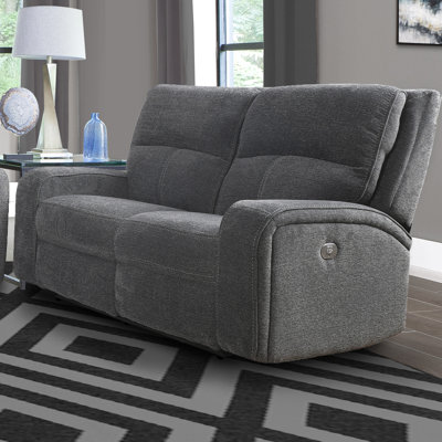 Polla 63'' Upholstered Power Reclining Loveseat