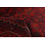 Tapis de zone en laine rouge 4 pi 1 po x 6 pi 5 po à main one-of-kind-noué la 2010 esari Allaina