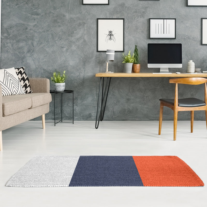 Chenille Indoor Rug, Rectangle 5' x 7'