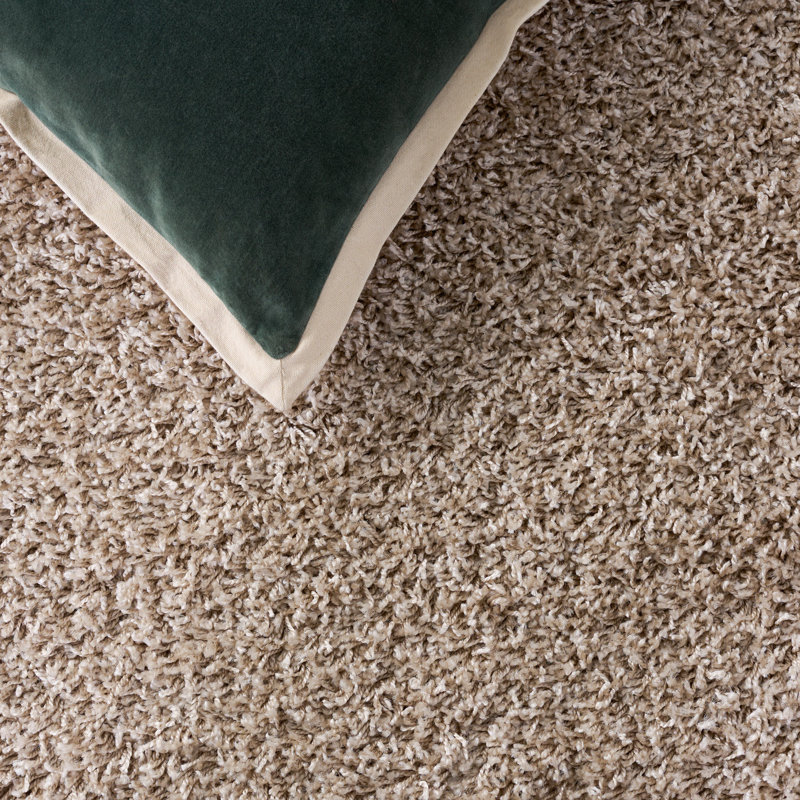 Sga-Amoroso Shag Performance Solid Color Rug, Rectangle 10' x 14'