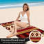 1 serviette de plage de style tribal Southwestern, motif géométrique en microfibre à séchage rapide pour piscine, voyage, camping, unisexe