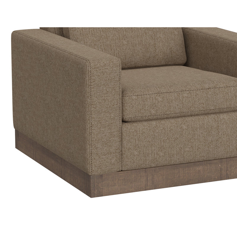 Leilarose 38,25 de large, Mélange de polyester brun pâle