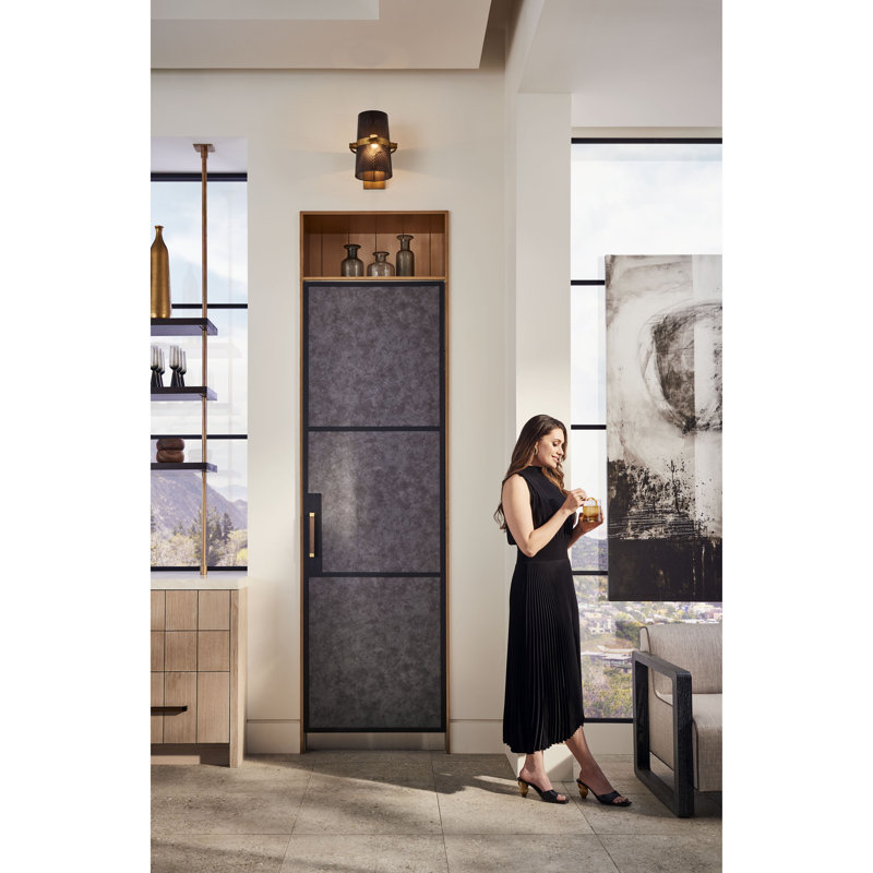 Monogram Premium Column Pair: 30" W Freezer Column + 30" W Refrigerator Column, Panel Ready, Stainless Steel, Minimalist, Yes