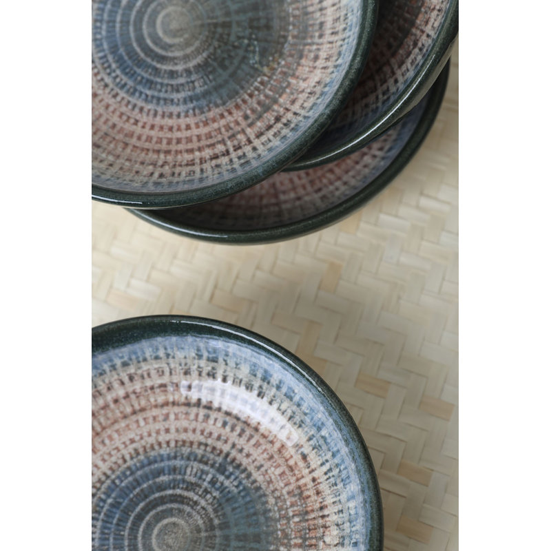 Ivy Bronx Damasa 100% CERAMIC STONEWARE Salad Bowl