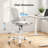 Laquon Ergonomic Mesh Drafting Chair with Adjustable Footrest Ring -1969279665
