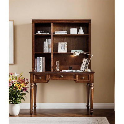 American Style Rectangular Solid Wood Desk