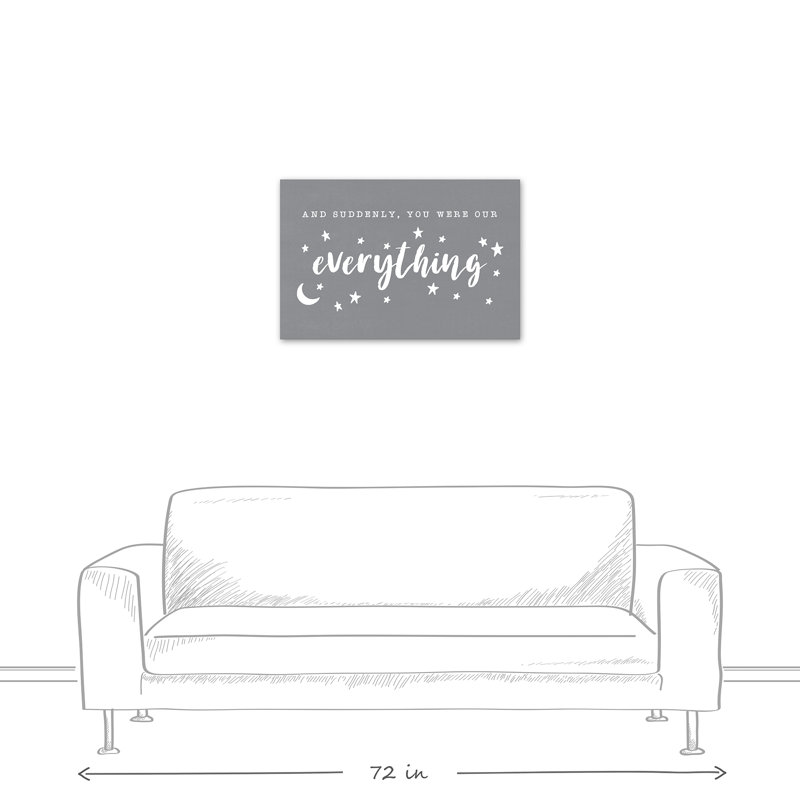 «You Were Our Everything», reproduction sur toile, H 20 po x l 30 po