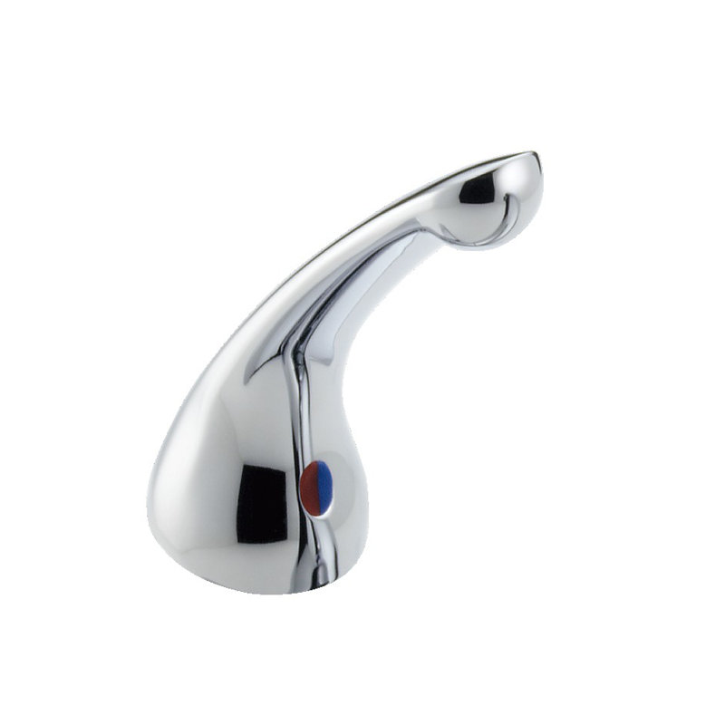 Single Lever Handle Kit with Button and Set Screw, Chrome