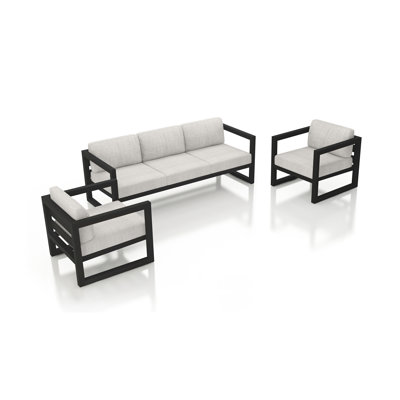 Avion 5 - Person Patio Conversation Set with Cushions