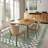 Scalloped Area Rugs Modern Bordered Accent Carpet,Non-Slip Floor Cover,Stain-Resistant Indoor Mat for Bedroom,Kitchen,Living Room-620051070-620051334
