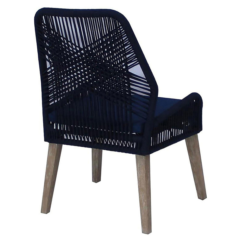 Chaise d'appoint à dossier (ensemble de 2), Bleu