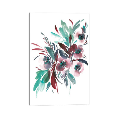 Teal by Gosia Gregorczyk - Wrapped Canvas Painting